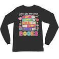 Just A Girl Who Loves Books Reading Library Unisex Long Sleeve T-Shirt Just A Girl Who Loves Books Reading Library Unisex Long Sleeve T-Shirt