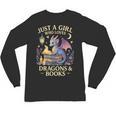 Just a Girl Who Loves Cute Dragons And Books Unisex Long Sleeve T-Shirt Just a Girl Who Loves Cute Dragons And Books Unisex Long Sleeve T-Shirt