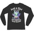 Just a Girl Who Loves Dragons And Books Dragon For Kids Unisex Long Sleeve T-Shirt Just a Girl Who Loves Dragons And Books Dragon For Kids Unisex Long Sleeve T-Shirt