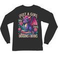 Just a Girl Who Loves Dragons And Books Dragon Unisex Long Sleeve T-Shirt