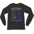 Just a Girl Who Loves Dragons And Books Fantasy Unisex Long Sleeve T-Shirt Just a Girl Who Loves Dragons And Books Fantasy Unisex Long Sleeve T-Shirt