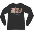 Just One More Chapter Book Lovers Reading Teacher Unisex Long Sleeve T-Shirt Just One More Chapter Book Lovers Reading Teacher Unisex Long Sleeve T-Shirt