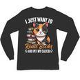 Kawaii Feline Book Reading Read Books Pet My Calico Cat Men Women Unisex Long Sleeve T-Shirt Kawaii Feline Book Reading Read Books Pet My Calico Cat Men Women Unisex Long Sleeve T-Shirt