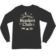 Late Night Readers Club Moon & Stars Book Lover Unisex Long Sleeve T-Shirt