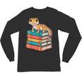 Leopard Gecko Book Lover Reading Unisex Long Sleeve T-Shirt Leopard Gecko Book Lover Reading Unisex Long Sleeve T-Shirt