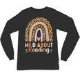 Leopard Teacher Wild About Reading Books Reader Librarian Unisex Long Sleeve T-Shirt