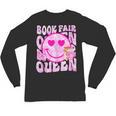 Library Book Fair Queen Vibe Groovy Tie Dye School Reading Unisex Long Sleeve T-Shirt Library Book Fair Queen Vibe Groovy Tie Dye School Reading Unisex Long Sleeve T-Shirt