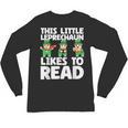 This Little Leprechaun Likes To Read St Patrick's Day Book Unisex Long Sleeve T-Shirt