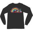 Take A Look A Book Vintage Reading Librarian Rainbow Unisex Long Sleeve T-Shirt