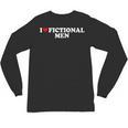 I Love Heart Fictional Men Simple Cute Reading Books Unisex Long Sleeve T-Shirt