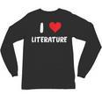 I Love Literature Heart Books Writing Reading Read Write Unisex Long Sleeve T-Shirt I Love Literature Heart Books Writing Reading Read Write Unisex Long Sleeve T-Shirt