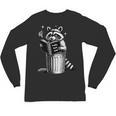 I Love Trashy Book Club Raccoon No Shelf Control Weirdcore Unisex Long Sleeve T-Shirt