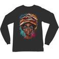 Melanin Girl Afro Book Lover Librarian Teacher Student Unisex Long Sleeve T-Shirt