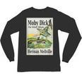 Moby Dick Book Cover Illustration Unisex Long Sleeve T-Shirt Moby Dick Book Cover Illustration Unisex Long Sleeve T-Shirt