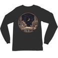 Moon Book Bookshelf Library Coffee Cup Star Stars Pattern Unisex Long Sleeve T-Shirt Moon Book Bookshelf Library Coffee Cup Star Stars Pattern Unisex Long Sleeve T-Shirt