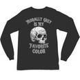 Morally Grey Is My Favorite Color Bookish Skull Unisex Long Sleeve T-Shirt Morally Grey Is My Favorite Color Bookish Skull Unisex Long Sleeve T-Shirt