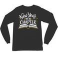 New Year New Chapter Happy New Year 2025 Book Unisex Long Sleeve T-Shirt