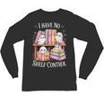 I Have No Shelf Control Ghost Reading Books Pun Unisex Long Sleeve T-Shirt