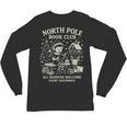 North Pole Book Club Christmas Elf Bookish Retro Graphic Unisex Long Sleeve T-Shirt North Pole Book Club Christmas Elf Bookish Retro Graphic Unisex Long Sleeve T-Shirt