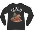 North Pole Book Club Gingerbread Christmas Reading Unisex Long Sleeve T-Shirt