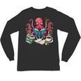 Octopus Reading Book Coffee Lover Bookaholic Bookworm Reader Unisex Long Sleeve T-Shirt Octopus Reading Book Coffee Lover Bookaholic Bookworm Reader Unisex Long Sleeve T-Shirt