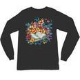 Open Book With Colorful Floral Reading Magic Unisex Long Sleeve T-Shirt Open Book With Colorful Floral Reading Magic Unisex Long Sleeve T-Shirt