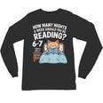 Orange Cat Reading Book 67 Six Seven Meme Unisex Long Sleeve T-Shirt Orange Cat Reading Book 67 Six Seven Meme Unisex Long Sleeve T-Shirt