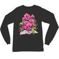 Orchids Flowers Book Floral Unisex Long Sleeve T-Shirt