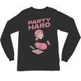 Party Hard Comfortable Stay At Home Introvert Unisex Long Sleeve T-Shirt