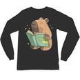 Pet Capybara Is Reading Library Capy Word Book Day Teacher Men Women Kids Unisex Long Sleeve T-Shirt Pet Capybara Is Reading Library Capy Word Book Day Teacher Men Women Kids Unisex Long Sleeve T-Shirt