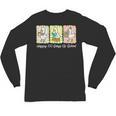 Preppy 100 Days Of School Goose Coffee Books Teacher Life Unisex Long Sleeve T-Shirt