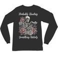 Probably Reading Something Unholy Book Lovers Unisex Long Sleeve T-Shirt