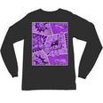 Purple Comic Book Purple Color Graphic Unisex Long Sleeve T-Shirt