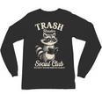 Raccoon Bookworm Readers Library Smut Reader Spicy Book Romance Rash Reader Social Club Unisex Long Sleeve T-Shirt