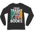 Raccoon Smutty Book Lover Spicy Romance Novels Women's Unisex Long Sleeve T-Shirt