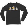 Raccoons Reading Books Raccoon Bookish Bookworm Raccoon Book Unisex Long Sleeve T-Shirt