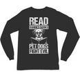 Read Banned Books PET DOGS FIGHT EVIL Read Banned Books Dog Unisex Long Sleeve T-Shirt