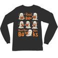 Read Boo KS Read More Bo KS Cute Ghost Reading Book Unisex Long Sleeve T-Shirt