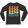 Read Read Read Read Book Lover Reading Bookworm Reader Unisex Long Sleeve T-Shirt