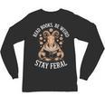 Read Books Be Weird Stay Feral Goat Unisex Long Sleeve T-Shirt Read Books Be Weird Stay Feral Goat Unisex Long Sleeve T-Shirt