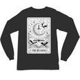 The Reader Tarot Card Bookworm Books Lover Dragon Librarians Unisex Long Sleeve T-Shirt