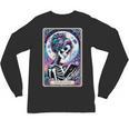 The Reader Tarot Card Reading Skeleton Skull Book Lover Unisex Long Sleeve T-Shirt The Reader Tarot Card Reading Skeleton Skull Book Lover Unisex Long Sleeve T-Shirt