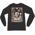 The Reader Tarot Card Shirt Bird Book Lover Bookworm Unisex Long Sleeve T-Shirt