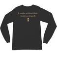 A Reader Without Their Book Is Tragedy Book Reading Dragon Unisex Long Sleeve T-Shirt