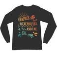 Readers Books Lovers BFF Books Club Paranormal Romance Reading Book Vampires Werewolves & Fae -Adults Short Sleeve Unisex Long Sleeve T-Shirt