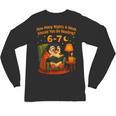 Reading 6 7 Six Seven Meme English Teacher Book Lover Unisex Long Sleeve T-Shirt