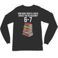 Reading Book Teacher 67 Six Seven Meme Unisex Long Sleeve T-Shirt Reading Book Teacher 67 Six Seven Meme Unisex Long Sleeve T-Shirt