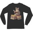 Reading Cat Book Lover Unisex Long Sleeve T-Shirt Reading Cat Book Lover Unisex Long Sleeve T-Shirt
