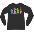 Reading DinosaurRex Dino Book Lover Unisex Long Sleeve T-Shirt Reading DinosaurRex Dino Book Lover Unisex Long Sleeve T-Shirt