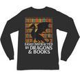 Reading Dragon Easily Distracted By Dragons And Books Unisex Long Sleeve T-Shirt Reading Dragon Easily Distracted By Dragons And Books Unisex Long Sleeve T-Shirt